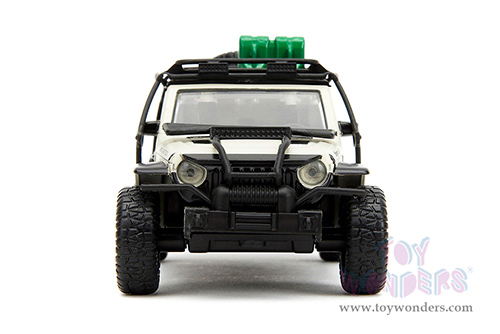 Jada Toys - Hollywood Rides | Jeep® Gladiator Pickup Truck "Jurassic World Dominion" (2022) Movie (2020, 1/32 scale diecast model car, Beige) 34465/24