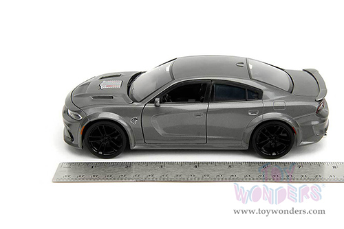 Jada Toys Fast & Furious - Dodge Charger SRT Hellcat "Fast X" (2021, 1/24 scale diecast model car, Gray) 34472