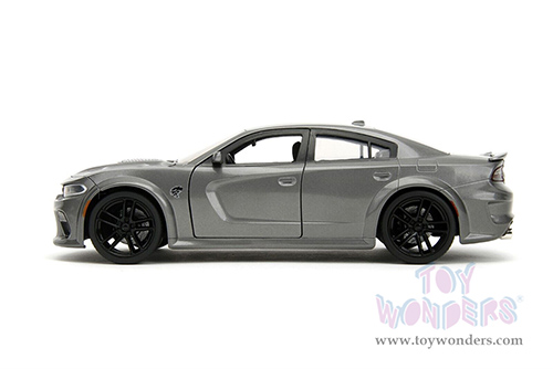 Jada Toys Fast & Furious - Dodge Charger SRT Hellcat "Fast X" (2021, 1/24 scale diecast model car, Gray) 34472