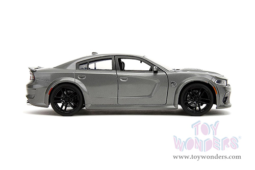 Jada Toys Fast & Furious - Dodge Charger SRT Hellcat "Fast X" (2021, 1/24 scale diecast model car, Gray) 34472