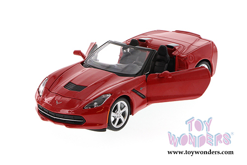 Showcasts  Collectibles - Chevrolet Corvette Stingray Hardtop/Convertible (2014, 1/24 scale diecast model car, Asstd.) 34501/05
