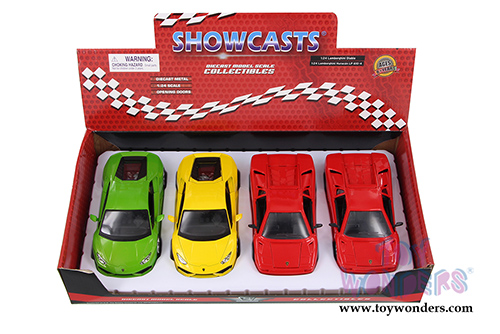 Showcasts Collectibles - Lamborghini Assortment Hard Top (1/24 scale diecast model car, Asstd.) 34509/03