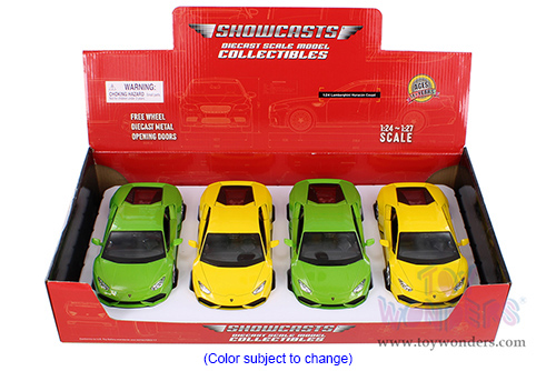 Showcasts® Collectibles - Lamborghini Huracán Coupé (1/24 scale diecast model car, Asstd.) 37509 MAP: $19.99