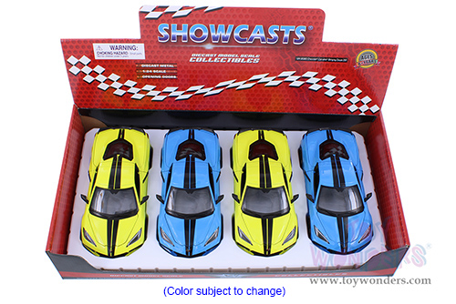 Showcasts  Collectibles - Chevrolet&reg; Corvette&reg; Stingray Coupe Z51 Hardtop (2020, 1/24 scale diecast model car, Asstd.) 34527