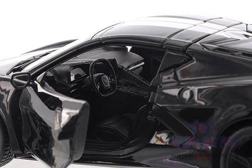 Showcasts Collectibles - Chevrolet® Corvette® Stingray Coupe Z51 (2020, 1/24 scale diecast model car, Black) 34527DBK