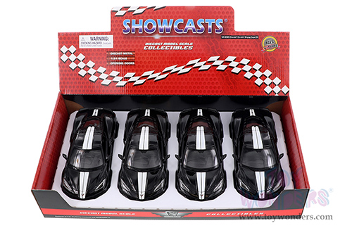 Showcasts Collectibles - Chevrolet® Corvette® Stingray Coupe Z51 (2020, 1/24 scale diecast model car, Black) 34527DBK