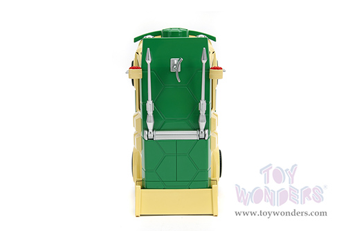 Jada Toys - Hollywood Rides | Party Wagon with Donatello Diecast Figure "Teenage Mutant Ninja Turtles" (1/24, diecast model car, Green/Beige) 34529