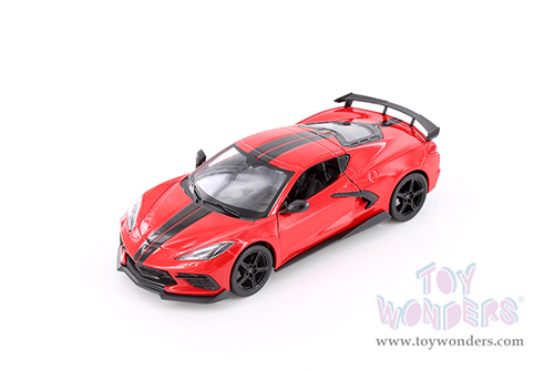 Showcasts®  Collectibles - Chevrolet® Corvette® Stingray Coupe (2020, 1/24 scale diecast model car, Red) 38534R MAP: $22.99