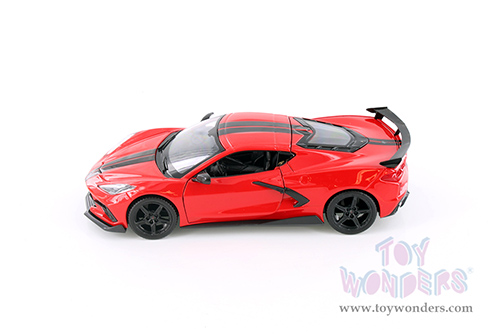 Showcasts®  Collectibles - Chevrolet® Corvette® Stingray Coupe (2020, 1/24 scale diecast model car, Red) 38534R MAP: $22.99