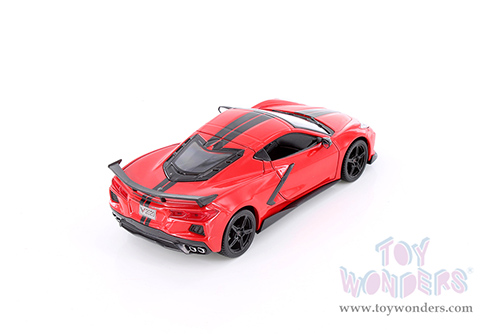 Showcasts®  Collectibles - Chevrolet® Corvette® Stingray Coupe (2020, 1/24 scale diecast model car, Red) 38534R MAP: $22.99