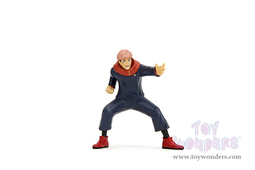 Jada Toys - Hollywood Rides | Subaru WRX STI Widebody with Yuji Itadori Diecast Figure "Jujutsu Kaisen" (2016, 1/24, diecast model car, Dark Blue) 34714