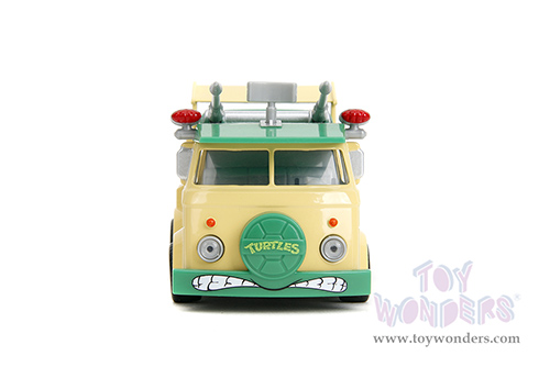 Jada Toys - Hollywood Rides | Party Wagon "Teenage Mutant Ninja Turtles" (1/32, diecast model car, Green/Beige) 34723
