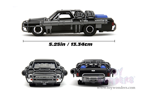 Jada Toys Fast & Furious - Chevrolet® El Camino™ Caged version with Cannons "Fast X" (1967, 1/32 scale diecast model car, Matte Black) 34733