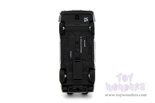 Jada Toys - Hollywood Rides | DeLorean DMC (Time Machine) "Back to the Future Part I" (1985) Movie (1/32 scale diecast model car, Frost Brush Metal) 34785