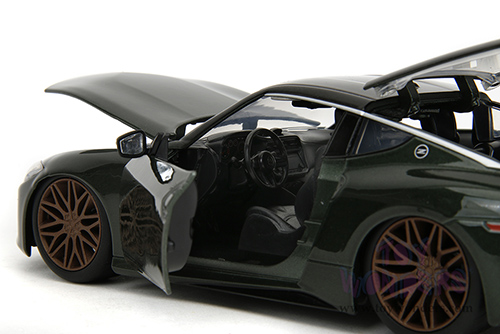 Jada Toys Fast & Furious - Nissan Z Hardtop "Fast X" (2023, 1/24 scale diecast model car, Dark Green) 34791