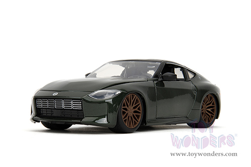Jada Toys Fast & Furious - Nissan Z Hardtop "Fast X" (2023, 1/24 scale diecast model car, Dark Green) 34791