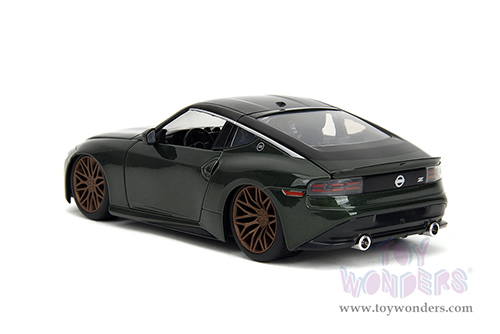 Jada Toys Fast & Furious - Nissan Z Hardtop "Fast X" (2023, 1/24 scale diecast model car, Dark Green) 34791