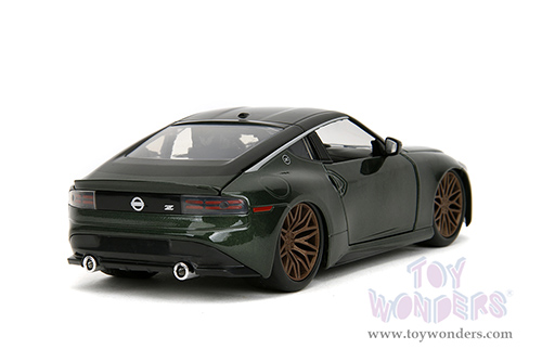 Jada Toys Fast & Furious - Nissan Z Hardtop "Fast X" (2023, 1/24 scale diecast model car, Dark Green) 34791