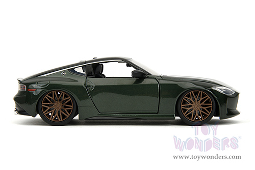 Jada Toys Fast & Furious - Nissan Z Hardtop "Fast X" (2023, 1/24 scale diecast model car, Dark Green) 34791