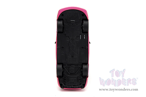 Jada Toys Pink Slips - Porsche 911 GT3 RS with Display Base (1/24 scale diecast model car, Candy Hot Pink) 34847