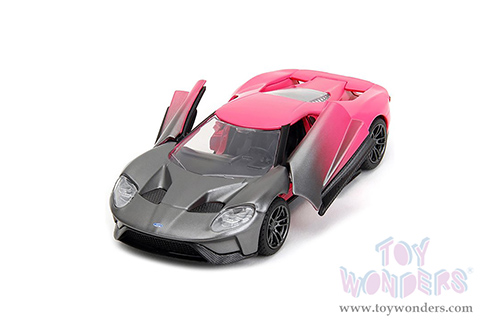 Jada Toys Pink Slips - Ford GT Hardtop (2017, 1/32, diecast model car, Gray-Pink Gradient) 34851