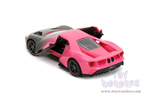 Jada Toys Pink Slips - Ford GT Hardtop (2017, 1/32, diecast model car, Gray-Pink Gradient) 34851