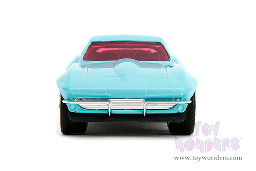 Jada Toys Pink Slips - Chevrolet® Corvette® Hardtop (1966, 1/32, diecast model car, Light Blue) 34852