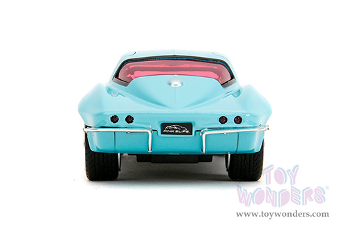 Jada Toys Pink Slips - Chevrolet® Corvette® Hardtop (1966, 1/32, diecast model car, Light Blue) 34852