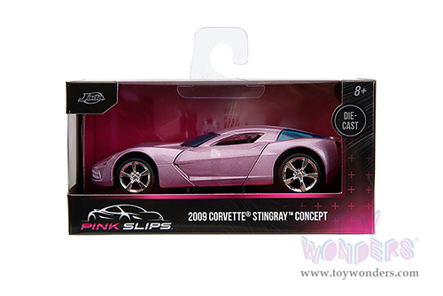 Jada Toys Pink Slips - Chevrolet® Corvette® Stingray™ Concept (2009, 1/32, diecast model car, Pink) 34854
