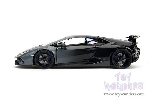 Jada Toys Pink Slips - Lamborghini Huracán Perfomante with Display Base (1/24 scale diecast model car, Gray-Black Gradient) 34895
