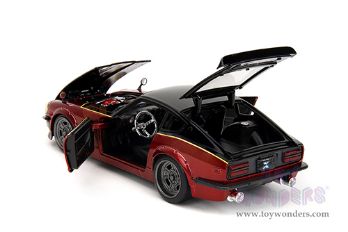 Jada Toys Fast & Furious - Datsun 24oz "Fast X" (1972, 1/24 scale diecast model car, Red/Black) 34916