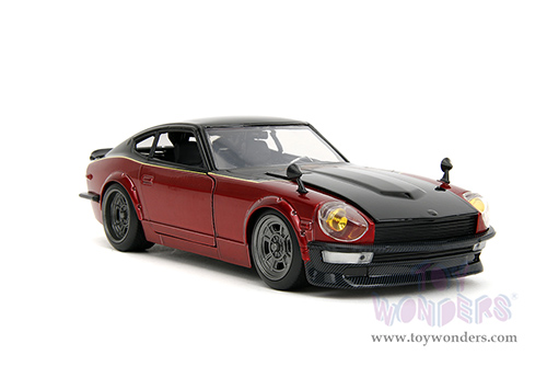 Jada Toys Fast & Furious - Datsun 24oz "Fast X" (1972, 1/24 scale diecast model car, Red/Black) 34916