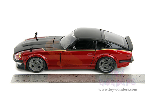 Jada Toys Fast & Furious - Datsun 24oz "Fast X" (1972, 1/24 scale diecast model car, Red/Black) 34916