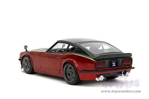 Jada Toys Fast & Furious - Datsun 24oz "Fast X" (1972, 1/24 scale diecast model car, Red/Black) 34916