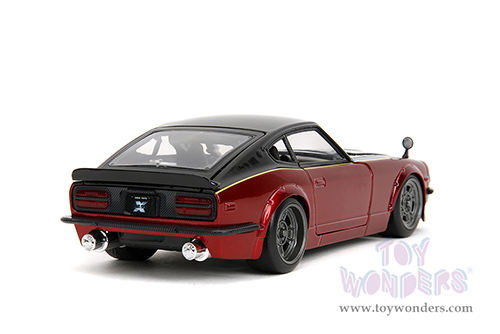 Jada Toys Fast & Furious - Datsun 24oz "Fast X" (1972, 1/24 scale diecast model car, Red/Black) 34916