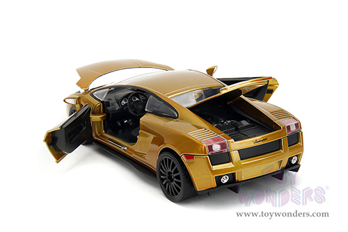 Jada Toys Fast & Furious - Lamborghini Gallardo "Fast X" (1/24 scale diecast model car, Candy Gold) 34924