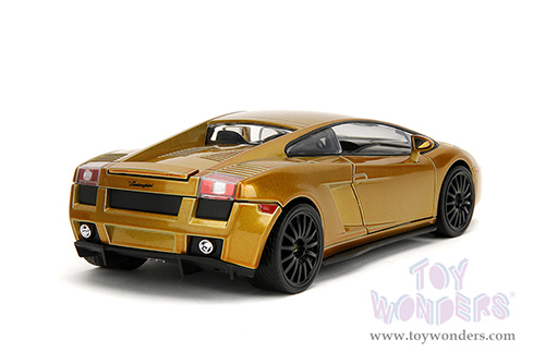 Jada Toys Fast & Furious - Lamborghini Gallardo "Fast X" (1/24 scale diecast model car, Candy Gold) 34924