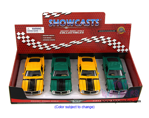 Showcasts - Ford Mustang Boss Hard Top (1970, 1/24 scale diecast model car, Asstd.) 34943
