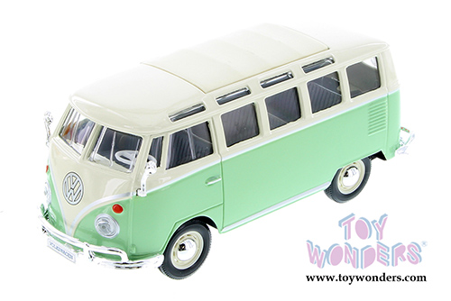 Showcasts Collectibles - Volkswagen Van "Samba" (1/25 scale diecast model car, Asstd.) 34956
