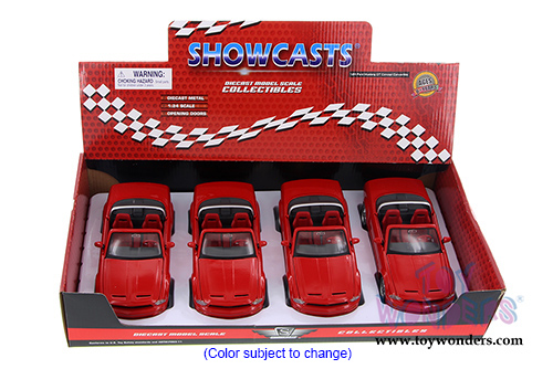 Showcasts Collectibles - Ford Mustang Concept Convertible (2005, 1/24 scale die cast model car, Red) 34970