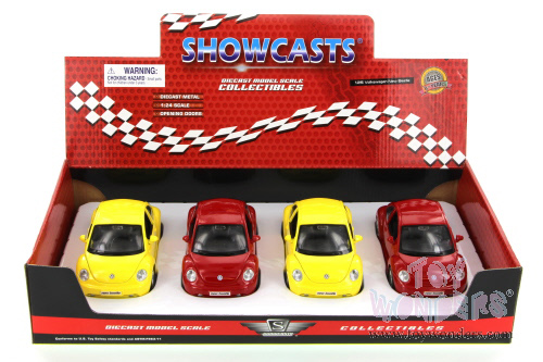 Showcasts Collectibles - Volkswagen New Beetle Hard Top (1/25 scale diecast model car,Asstd.) 34975