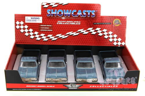 Showcasts Collectibles - Chevrolet&reg; El Camino&trade; Hard Top (1965, 1/24 scale diecast model car, Blue) 34977