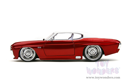 Jada Toys Bigtime Muscle - Chevrolet® Chevelle® SS Hardtop (1971, 1/24 scale diecast model car, Candy Red/White) 35020