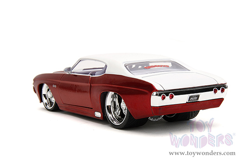 Jada Toys Bigtime Muscle - Chevrolet® Chevelle® SS Hardtop (1971, 1/24 scale diecast model car, Candy Red/White) 35020