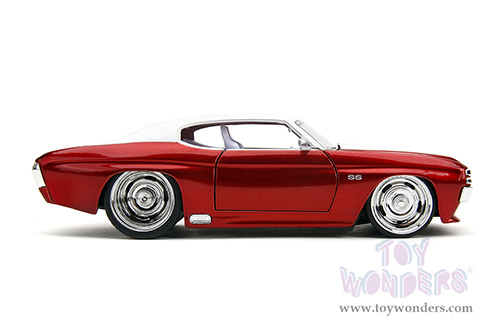Jada Toys Bigtime Muscle - Chevrolet® Chevelle® SS Hardtop (1971, 1/24 scale diecast model car, Candy Red/White) 35020