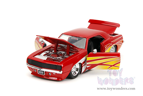 Jada Toys Bigtime Muscle - Chevrolet® Camaro® Hardtop (1969, 1/24 scale diecast model car, Red) 35029