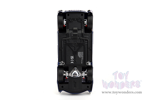 Jada Toys Bigtime Muscle - Chevrolet® Corvette® Hardtop (1957, 1/24 scale diecast model car, Blue/w Flames) 35031