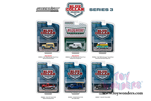 Greenlight - Blue Collar Collection Series 3 (1/64 scale diecast model car, Asstd.) 35080/48