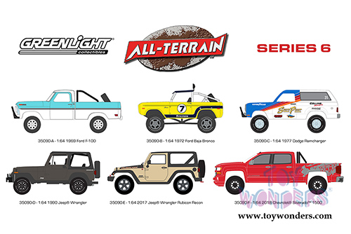 Greenlight - All Terrain Series 6 Assortment (1/64 scale diecast model car, Asstd.) 35090/48