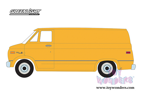 Greenlight - Blue Collar Collection Series 4 | GMC Vandura (1972, 1/64 scale diecast model car, Yellow) 35100C/48